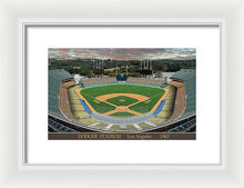 Load image into Gallery viewer, Dodger Stadium 1963 - Framed Print
