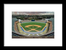 Load image into Gallery viewer, Dodger Stadium 1963 - Framed Print
