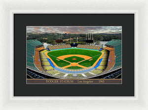 Dodger Stadium 1963 - Framed Print