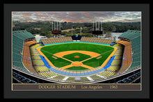 Load image into Gallery viewer, Dodger Stadium 1963 - Framed Print
