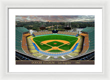 Load image into Gallery viewer, Dodger Stadium 1963 - Framed Print
