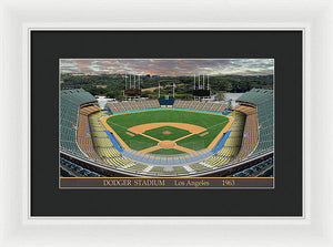 Dodger Stadium 1963 - Framed Print