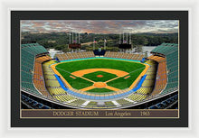 Load image into Gallery viewer, Dodger Stadium 1963 - Framed Print
