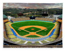 Load image into Gallery viewer, Dodger Stadium 1963 - Blanket
