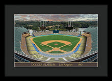 Load image into Gallery viewer, Dodger Stadium 1963 - Framed Print
