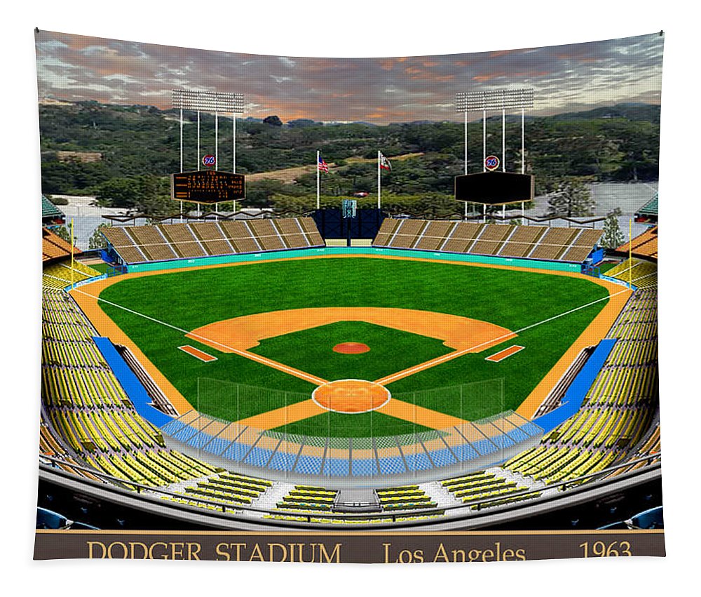 Dodger Stadium 1963 - Tapestry