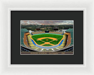 Dodger Stadium 1963 - Framed Print