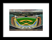 Load image into Gallery viewer, Dodger Stadium 1963 - Framed Print
