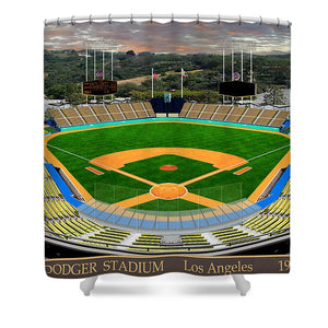 Dodger Stadium 1963 - Shower Curtain