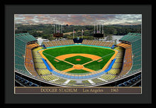 Load image into Gallery viewer, Dodger Stadium 1963 - Framed Print
