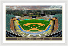 Load image into Gallery viewer, Dodger Stadium 1963 - Framed Print
