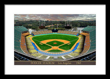 Load image into Gallery viewer, Dodger Stadium 1963 - Framed Print
