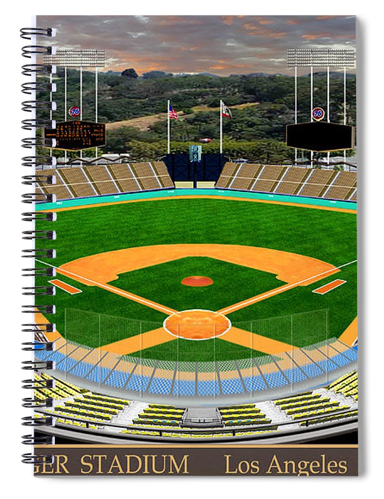 Dodger Stadium 1963 - Spiral Notebook