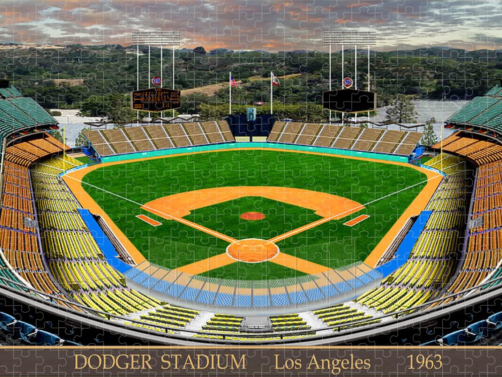 Dodger Stadium 1963 - Puzzle