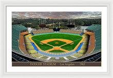 Load image into Gallery viewer, Dodger Stadium 1963 - Framed Print
