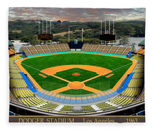 Load image into Gallery viewer, Dodger Stadium 1963 - Blanket
