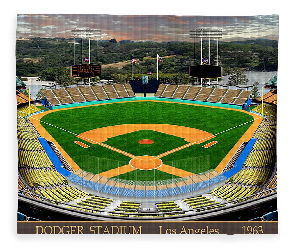 Dodger Stadium 1963 - Blanket