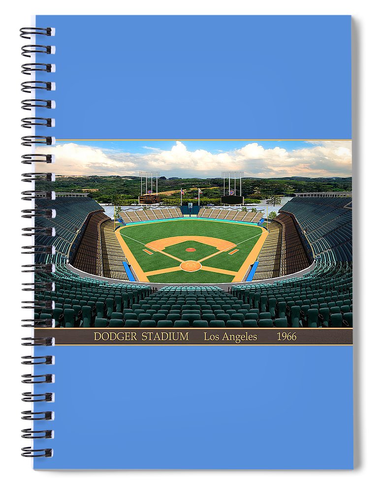 Dodger Stadium 1966 - Spiral Notebook