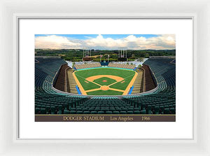 Dodger Stadium 1966 - Framed Print