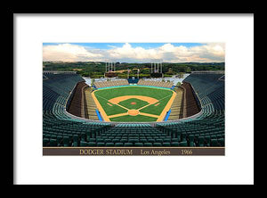 Dodger Stadium 1966 - Framed Print