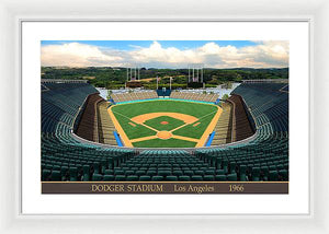 Dodger Stadium 1966 - Framed Print