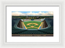 Load image into Gallery viewer, Dodger Stadium 1966 - Framed Print
