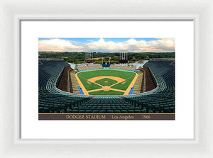 Dodger Stadium 1966 - Framed Print