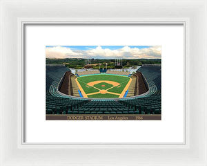 Dodger Stadium 1966 - Framed Print