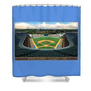 Dodger Stadium 1966 - Shower Curtain