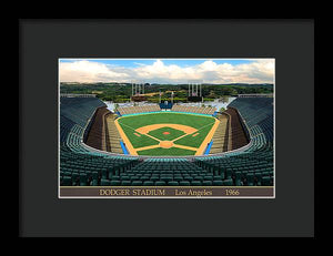 Dodger Stadium 1966 - Framed Print