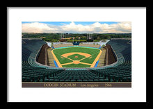 Load image into Gallery viewer, Dodger Stadium 1966 - Framed Print
