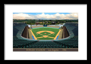 Dodger Stadium 1966 - Framed Print