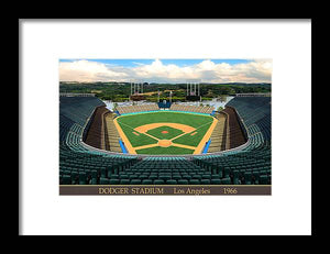 Dodger Stadium 1966 - Framed Print