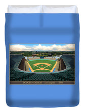 Load image into Gallery viewer, Dodger Stadium 1966 - Duvet Cover

