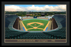 Dodger Stadium 1966 - Framed Print