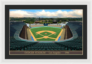 Dodger Stadium 1966 - Framed Print