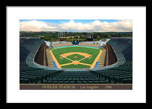 Dodger Stadium 1966 - Framed Print