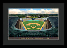 Load image into Gallery viewer, Dodger Stadium 1966 - Framed Print
