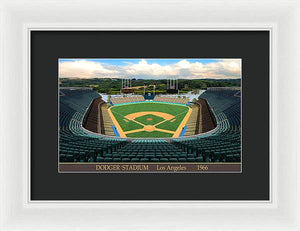 Dodger Stadium 1966 - Framed Print