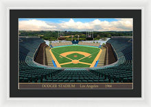 Load image into Gallery viewer, Dodger Stadium 1966 - Framed Print
