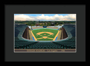 Dodger Stadium 1966 - Framed Print