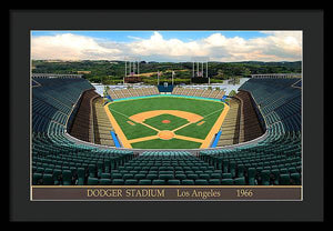 Dodger Stadium 1966 - Framed Print