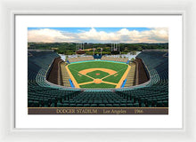 Load image into Gallery viewer, Dodger Stadium 1966 - Framed Print
