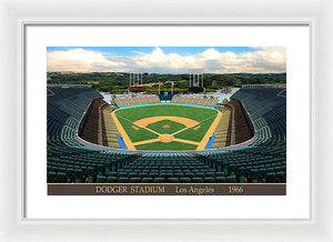 Dodger Stadium 1966 - Framed Print