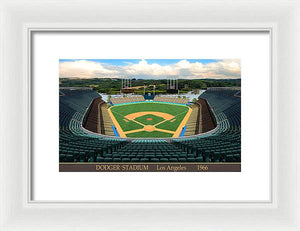 Dodger Stadium 1966 - Framed Print