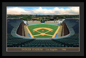 Dodger Stadium 1966 - Framed Print