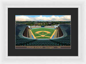 Dodger Stadium 1966 - Framed Print