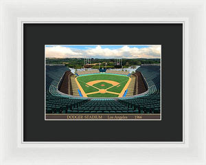 Dodger Stadium 1966 - Framed Print