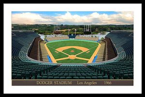 Dodger Stadium 1966 - Framed Print