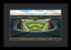 Dodger Stadium 1966 - Framed Print